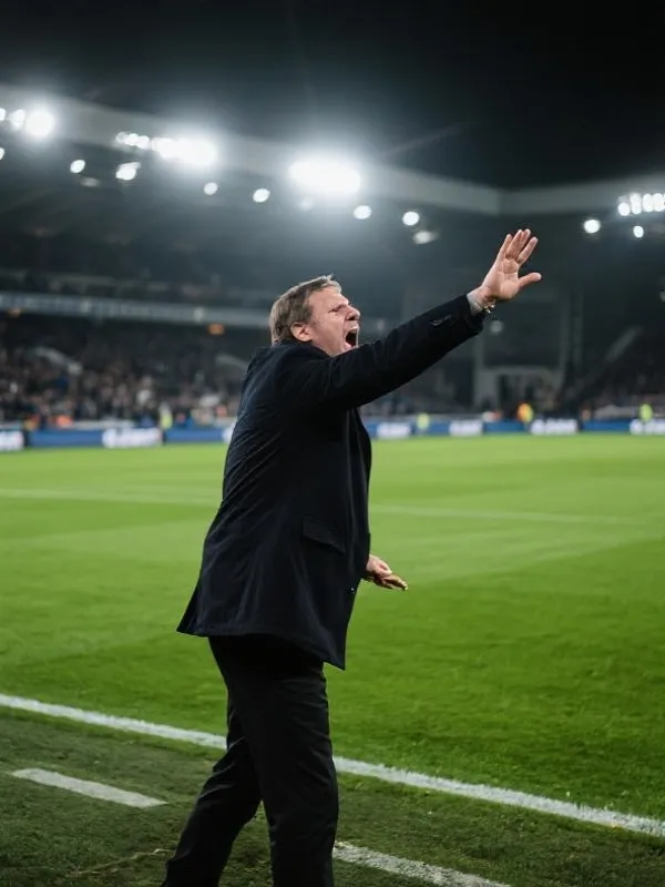Manager on touchline